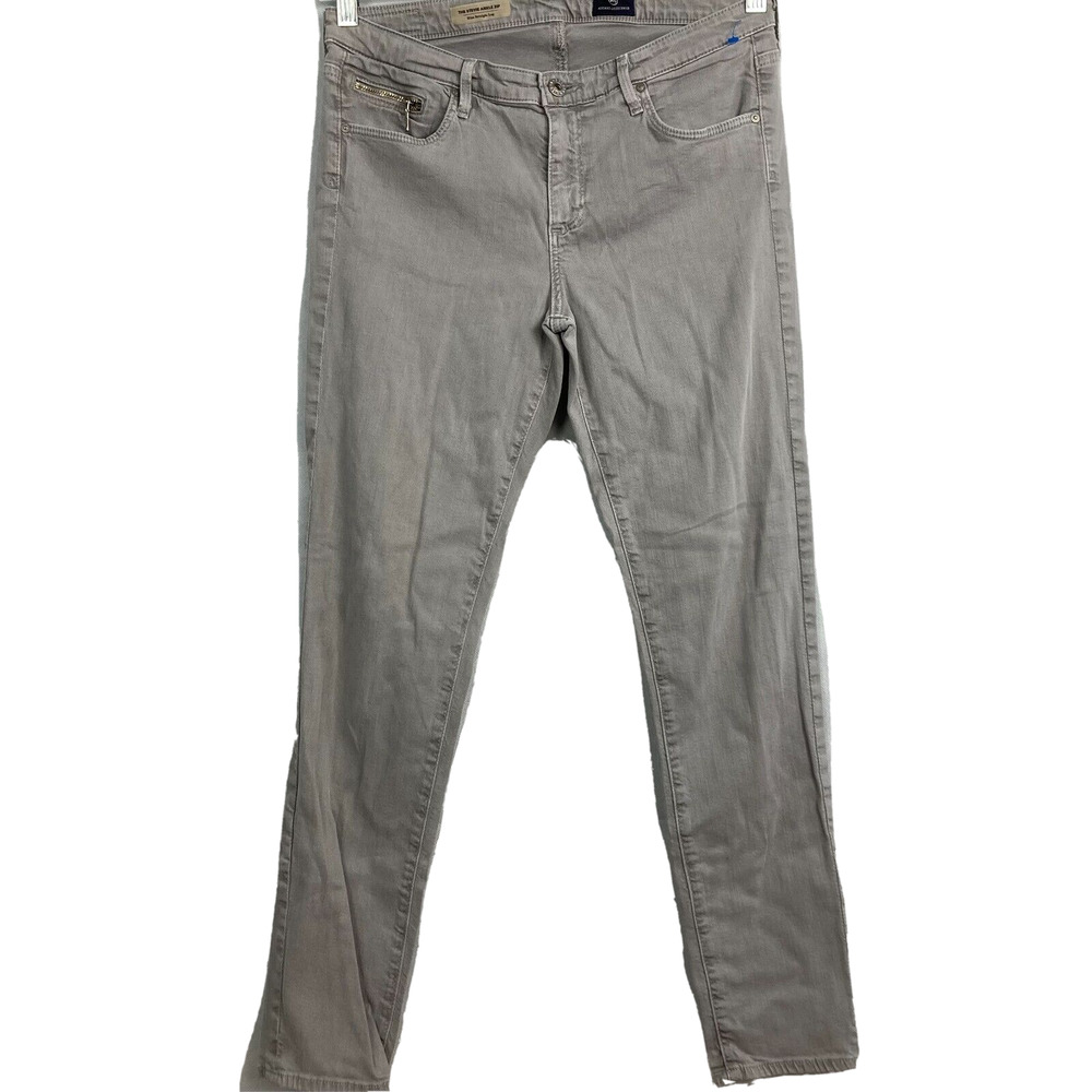 AG Adriano GoldSchmied Jeans Womens Sz 30 Gray Stevie Ankle Slim Straight 10